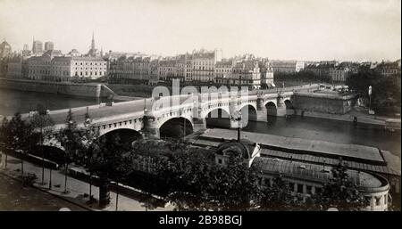 DIE NEUE BRÜCKE Le Pont-Neuf. Paris (Ier arr.). Paris, musée Carnavalet. Stockfoto