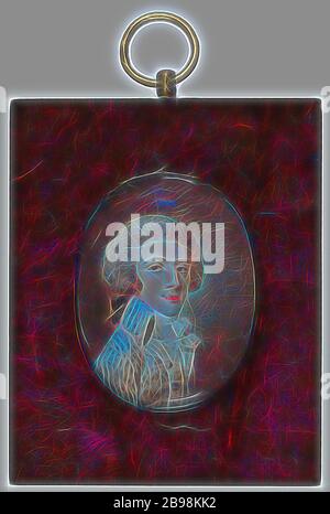 Anton Ulrik Berndes, anders Mauritz Unfraun (1767-1829), Bursar, c. 1786-89, Gemälde, Porträt, Aquarell und Gouache auf Elfenbein, Höhe: 5 cm (1.9), neu gestaltet von Gibon, Design von warmen fröhlich glühen von Helligkeit und Lichtstrahlen Ausstrahlung. Klassische Kunst neu erfunden mit einem modernen Twist. Fotografie inspiriert von Futurismus, umarmt dynamische Energie der modernen Technologie, Bewegung, Geschwindigkeit und Kultur revolutionieren. Stockfoto