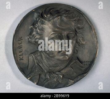 KLEBER Pierre Jean David Gefahren. "Kléber, 1831". Paris, musée Carnavalet. Stockfoto