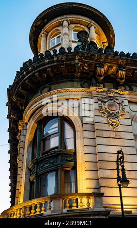 Klassischer Architekturstil im Herzen von Mexiko-Stadt, Mexiko Stockfoto