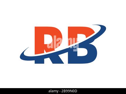 R B, RB Initial Letter Logo Design Vector template, Graphic Alphabet Symbol für Corporate Business Identity Stock Vektor