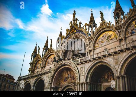 Markusplatz, Markusplatz, Venedig Italien Stockfoto