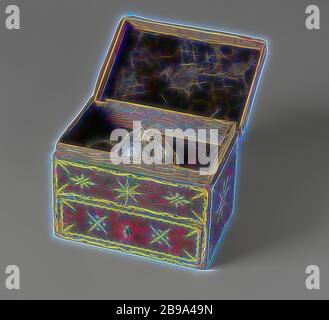 Das Gebet Das Gebet der Mutter, die Mutter im Original Gehäuse, mit Box und Lupe, eine kleine Silber beschichteten Gebet Mutter bestehend aus zwei Miniatur Reliefs der Anbetung der Könige und der Krippe. Die beiden Reliefs sind von Buchsbaum und in zwei Aufklappbaren silber Hälfte Bälle mit Verschluss und eine kleine Kette montiert. Die silberne Kugel ist vollständig mit äußerst raffinierte Gothic Gravur eingerichtet: auf der einen Seite Tieren zwischen Blätter (ein Affe, ein Hund, eine Eule und andere Vögel), und auf der anderen fünf Figuren: Eva, ein Mann, der die Erde Schaufeln mit einer Schaufel, ein Mann, der einen Falken, ein Mann stand im Wasser und ein Mann mit Stockfoto