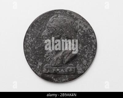 Jean-Paul Marat (1743-173), Mitglied des Konvents, im Jahr 173-173 Anonyme. Jean-Paul Marat (1743-173), député à la Convention, im Jahre 1710. Bronze. Paris, musée Carnavalet. Stockfoto