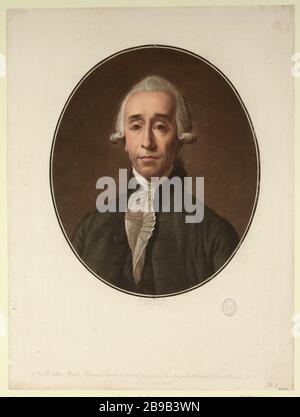Porträt von Jean Sylvain Bailly, Sammlung großer Männer (1736-1793), Astronom und Politiker (Dummy-Titel) Stockfoto