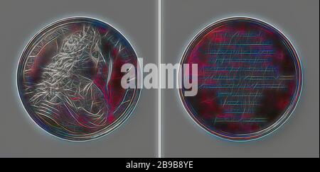 Frieden von Nijmegen, Bronzemedaille. Vorderseite: Die Büste des Menschen im Inneren. Reverse: Aufschrift, Nijmegen, Ludwig XVI (König von Frankreich), anonym, Frankreich, 1679, Bronze (Metall), markant (Metallverarbeitung), d 8,5 cm × w 219,93 gr, von Gibon neu vorstellbar, Entwurf eines warmfröhlichen Lichts von Helligkeit und Lichtstrahlen. Klassische Kunst mit moderner Note neu erfunden. Fotografie, inspiriert vom Futurismus, die dynamische Energie moderner Technologie, Bewegung, Geschwindigkeit und Kultur revolutionieren. Stockfoto