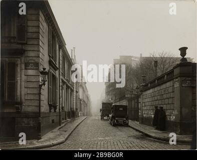 Überblick über die Rue de la Tour des Dames Charles Lansiaux. "Vue d'Ensemble de la rue de la Tour des Dames". Paris (IXe arr.), 1919. Paris, musée Carnavalet. Stockfoto