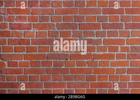 Alte rote Ziegel Wand Textur Hintergrund Stockfoto