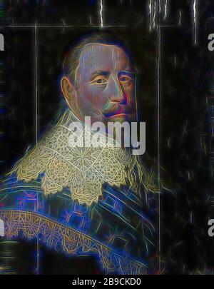 Porträt von Gustav II. Adolf, König von Schweden, König von Schweden. Büste rechts, Schweden, Gustaaf II Adolf (König von Schweden), Michiel Jansz van Mierevelt (Kopie danach), in oder nach c 1633, Platte, Ölfarbe (Farbe), Halterung: h 69 cm × w 54,8 cm d 7,5 cm, von Gibon neu vorgestellt, Design von warmem, fröhlichem Leuchten von Helligkeit und Lichtstrahlen. Klassische Kunst mit moderner Note neu erfunden. Fotografie, inspiriert vom Futurismus, die dynamische Energie moderner Technologie, Bewegung, Geschwindigkeit und Kultur revolutionieren. Stockfoto