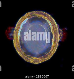 Ring, Römisches Reich, 250 - 400, Gold, Achat, 3 × 2,7 cm (1 3,16 × 1 1,16 Zoll, von Gibon neu erdacht, Design von warmem, fröhlichem Leuchten von Helligkeit und Lichtstrahlen. Klassische Kunst mit moderner Note neu erfunden. Fotografie, inspiriert vom Futurismus, die dynamische Energie moderner Technologie, Bewegung, Geschwindigkeit und Kultur revolutionieren. Stockfoto