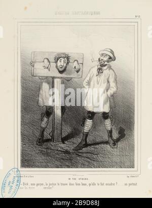 In den Beständen. . [...] / Nr. 12 (eingetragener Titel) - Manners british (IFF 37) (unter allen) Stockfoto