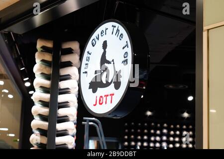 Bordeaux, Aquitanien/Frankreich - 01 15 2020: jott direkt über den Top Logo Shop Signage Shop Kette Streetwear Modegeschäfte Stockfoto