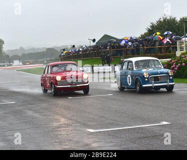 Amanda Stretton, Peter James, FIAT Abarth Evocation, Steve Soper, Richard Meaden, Alfa Romeo Giulietta Ti, St Mary's Trophäe, Production Saloons, Goodw Stockfoto