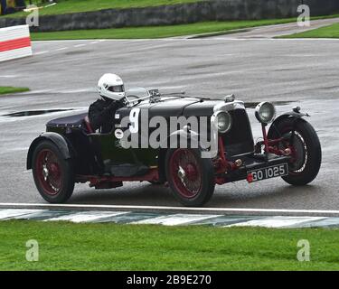 Robert Blakemore, Modell Aston Martin Speed, Brooklands Trophäe, Sportwagen, vor 1939, Goodwood Revival 2017, September 2017, Automobile, Autos, oomi Stockfoto