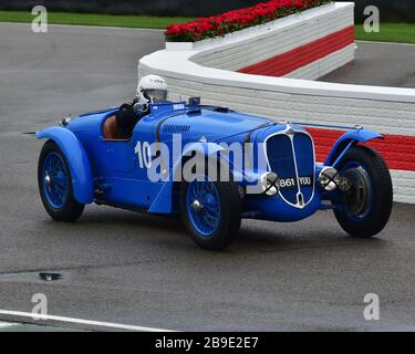 Ross Keeling, Delahaye135, Brooklands Trophäe, Sportwagen, vor 1939, Goodwood Revival 2017, September 2017, Automobile, Autos, Rennstrecke, Classic Stockfoto