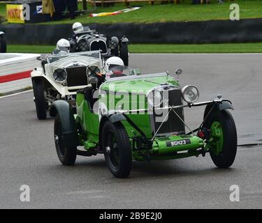 John Polson, Talbot AV105, Brooklands Trophäe, Sportwagen, vor 1939, Goodwood Revival 2017, September 2017, Automobile, Autos, Rennstrecke, Classic Stockfoto