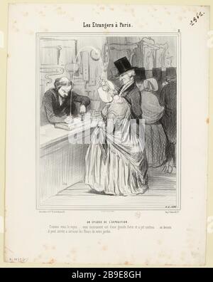 Eine Folge der Sendung. / Nr. 8 (wie aufgeführt) Ausländer in Paris (insgesamt) Stockfoto