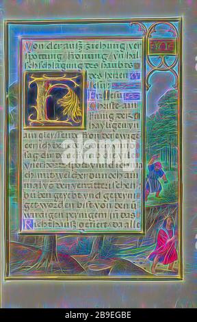 Grenze mit Schimei, die Steine auf David, Simon Bening (Flämisch, ca. 1483 - 1561), Brüggen, Belgien, ca. 1525 - 1530, Temperafarben, Goldfarbe und Blattgold auf Pergament, Blatt: 16,8 x 11,4 cm (6 5,8 x 4 1,2 Zoll, neu von Gibon, Design von warmem, fröhlichem Leuchten von Helligkeit und Lichtstrahlen. Klassische Kunst mit moderner Note neu erfunden. Fotografie, inspiriert vom Futurismus, die dynamische Energie moderner Technologie, Bewegung, Geschwindigkeit und Kultur revolutionieren. Stockfoto