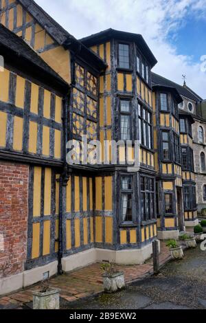 Tinber-gerahmtes Gebäude, Shrewsbury, Shropshire Stockfoto