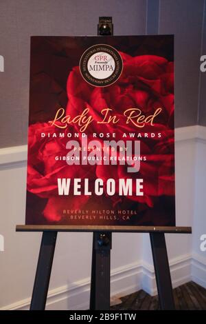 11. Annual Lady in Red Diamond Rose Awards der multikulturellen International Motion Picture Association im Beverly Hilton Hotel in Beverly Hills, Kalifornien am 21. Februar 2020 mit: Atmosphere Where: Beverly Hills, California, United States When: 22 Feb 2020 Credit: Sheri Determan/WENN.com Stockfoto