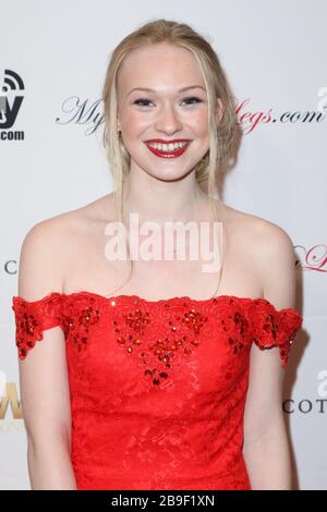 11. Annual Lady in Red Diamond Rose Awards der multikulturellen International Motion Picture Association im Beverly Hilton Hotel in Beverly Hills, Kalifornien am 21. Februar 2020 mit: Rachelle Henry Where: Beverly Hills, Kalifornien, Vereinigte Staaten Wenn: 22. Februar 2020 Credit: Sheri Determan/WENN.com Stockfoto