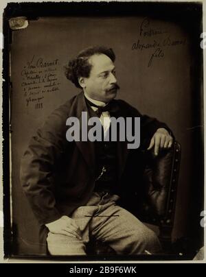 Alexandre Dumas, Sohn Alexandre Dumas Fils (1824-1895), écrivain et dramaturge français. 1878-1898. Photographie anonyme. Paris, musée Carnavalet. Stockfoto