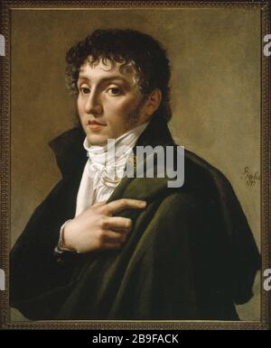 ETIENNE HENRI MEHUL attribué à Anteine-Jean Gros (1771-1835). 'Etienne Henri Méhul (1763-1817) Compositeur français, 1799'. Huile sur toile. Paris, musée Carnavalet. Stockfoto
