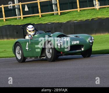 Richard Woolmer, HWM Cadillac, Freddie March Memorial Trophäe, Sports Racing Cars, Goodwood Revival 2017, September 2017, Automobile, Autos, Circuit ra Stockfoto