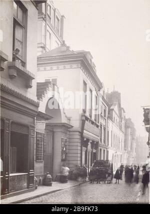 16 RUE DU PARC ROYAL 16, rue du Parc-Royal, vue du Dehors. Paris (IIIème arr.). Photographie de Charles Lansiaux (1855-1939). Paris, musée Carnavalet. Stockfoto