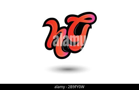 GN- oder NG-Buchstaben-Logo. Einzigartiges, attraktives, kreatives, modernes, anfängliches GN NG G N-Logo mit Buchstabensymbole Stock Vektor