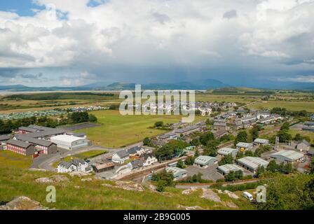 Atemberaubender Blick auf Harlech Castle in Nordwales Stockfoto