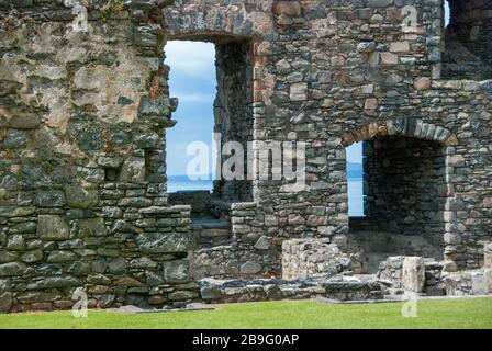 Atemberaubender Blick auf Harlech Castle in Nordwales Stockfoto