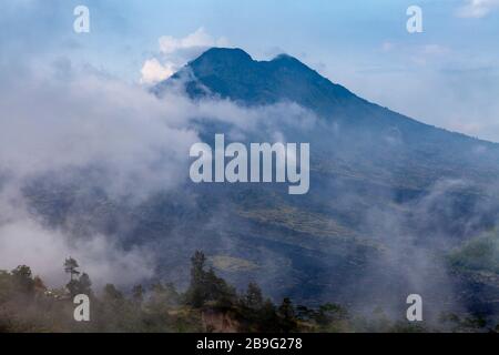 Kintamani Geopark Volcano, Bali, Indonesien. Stockfoto