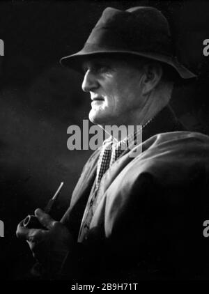 Ein Foto von Sam Thompson von einem Lunesdale Farmer, Anfang der 1900er Jahre Stockfoto