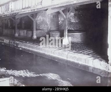 BOULEVARD ARAGO 19-23 Boulevard Arago (bief des Cordelières), numéro 4 du Plan parcellaire, Monsieur Cauvain propriétaire. Paris (XIIIème arr.). Union Photographique Française, décembre 1910. Paris, musée Carnavalet. Stockfoto