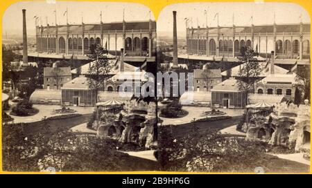 WORLD EXPO von 1867 "Exposition Universelle de 1867". Photographie. Paris, musée Carnavalet. Stockfoto