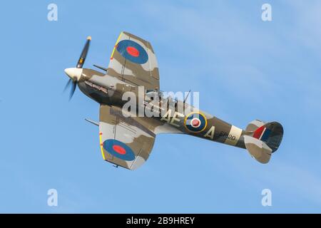 1943 Spitfire MKV LF, Goodwood Revival 2018, West Sussex UK Stockfoto