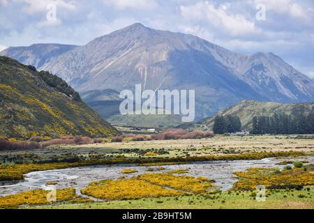 Tranz Alpine Crossing Arthurs passiert Neuseeland Stockfoto