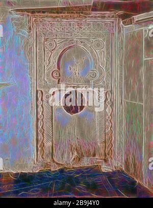 Salomos Gebet unter Felsen der Moschee von Omar, Felsendom. 1898, Jerusalem, Israel Stockfoto