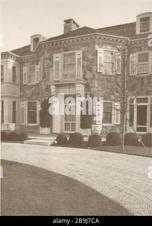 Residenz, Earle P. Charlton, Westport Harbor, Massachusetts. Haupteingang. Parker Morse Hooper, Architekt, Frank C. Farley, Associated (1919) Stockfoto