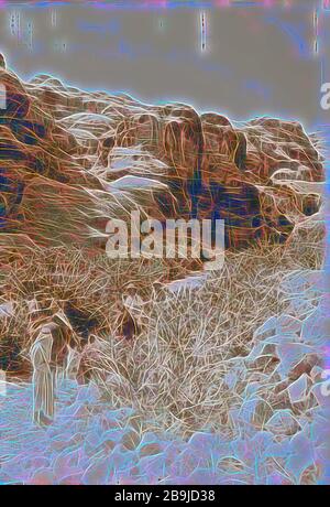 Bab Es-Sik in Petra. 1898, Jordan, Petra (eine Stadt, die nicht mehr vorhanden ist Stockfoto