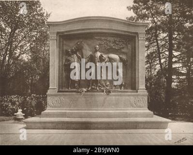 Lafayette Memorial, Prospect Park, Brooklyn, New York. Daniel Chester French, Bildhauer. Henry Bacon, Architekt (1922) Stockfoto