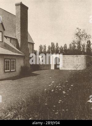 Haus in Ardsley-on-Hudson, New York. Leigh French, Jr., Architekt (1922) Stockfoto