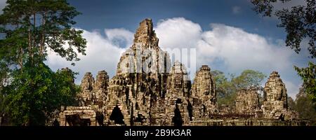 Tempel Ruinen in Vietnam. Stockfoto