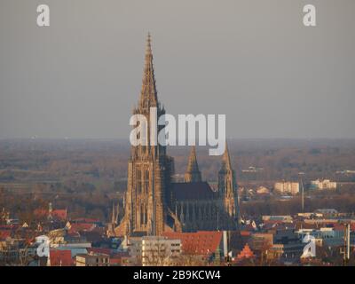 Ulm: Der Dom "Ulmer Münster" ist die größte Kirche der Welt Stockfoto