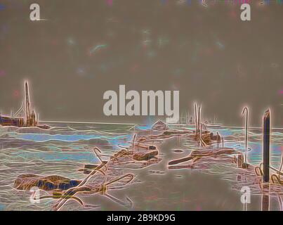 Tel Aviv. Eingang zum Zigarettenanzünder Waschbecken und schaue hinaus. 1934, Israel, Tel Aviv Stockfoto