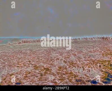 Prinz Saud Emir besuchen zu Emir Abdullah in Amman, Transjordanien. Die kavalkade auf dem Hügel in der Nähe von Amman. 1935, Jordanien, Amman Stockfoto