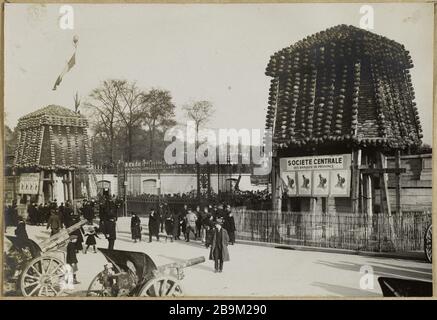 Tag Der Befreiung, 20. Oktober 1918. Befreiungstag, Place de la Concorde, 8. Oktober 1918 Guerre 1914-1918. Fête de la Libération, Place de la Concorde. Paris (VIIIème arr.), le 20 octobre 1918. Photographie de Godefroy Ménanteau. Paris, musée Carnavalet. Stockfoto