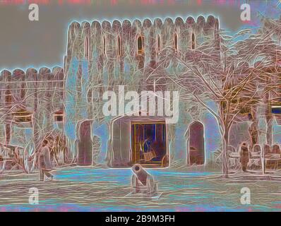 Nahaufnahme von Portugiesisch fort. 1936, Sansibar, Tansania Stockfoto