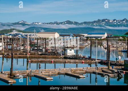 Hafen, Prinz-William-Sund, Cordova, Alaska. Stockfoto
